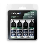 Vallejo 77257 - Farb-Set, TMM , Dämmergrün, 4